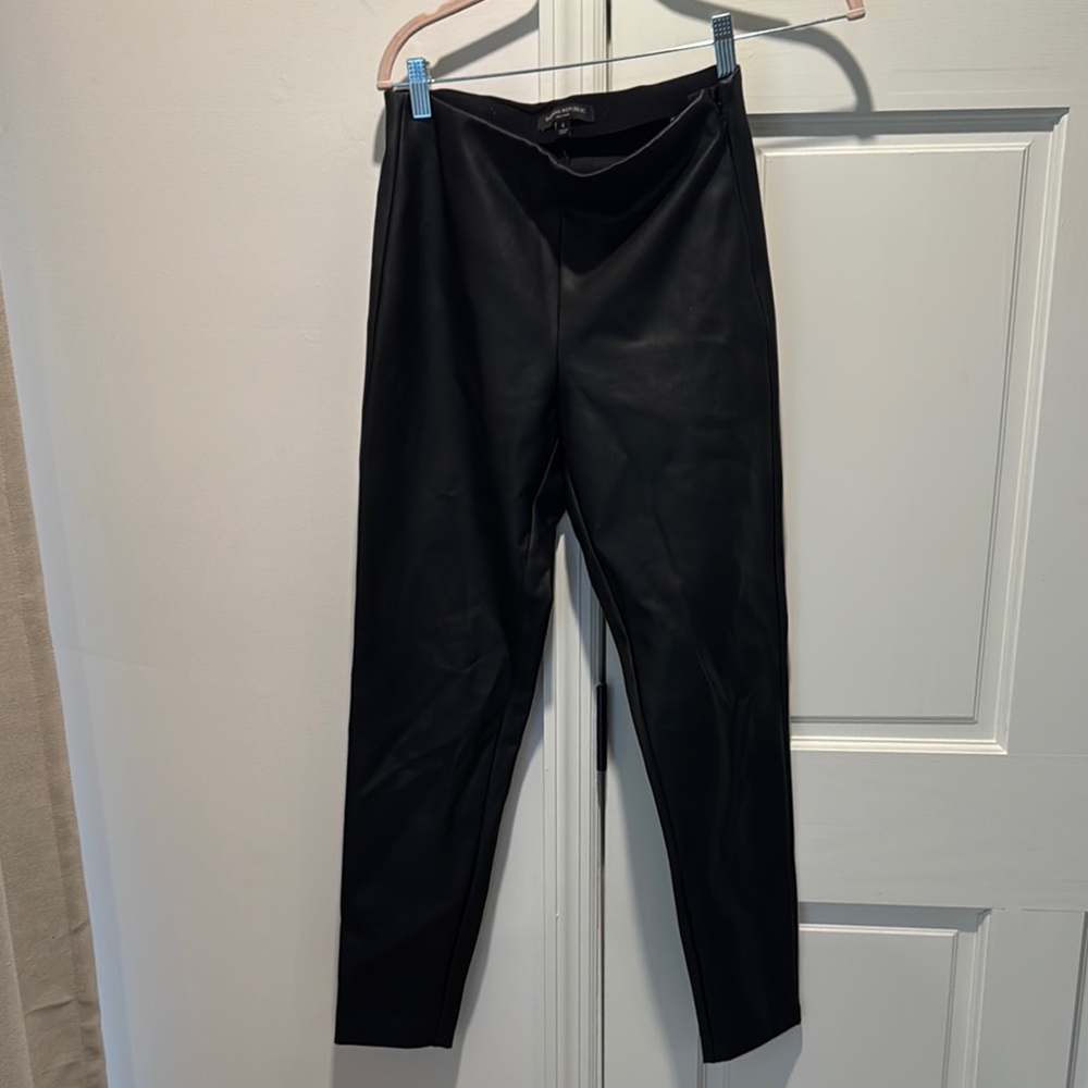Banana republic faux leather pants